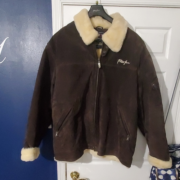 phat farm leather jacket